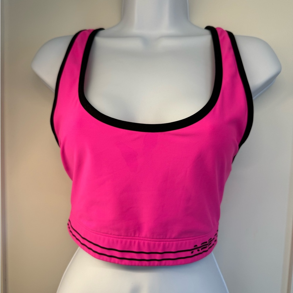 Adam Selman hot Pink Sports Bra